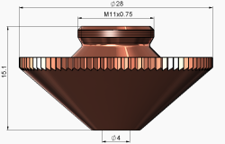 Double Nozzle Ø4.0 mm DE KT X (10'lu Paket) - 3