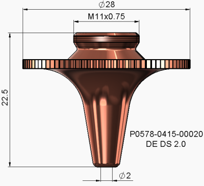 Lazer Nozzle DEDS - 7