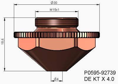 Precitec Double Nozzle KTX - 11