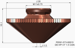 Precitec Double Nozzle - 5