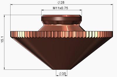 Precitec Double Nozzle - 10